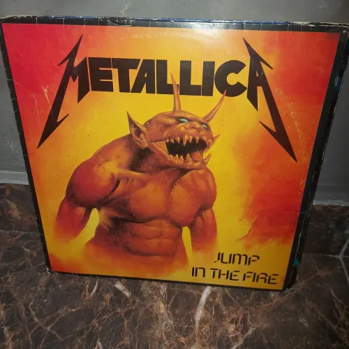 LP Metallica Jump in the fire 1° nacional