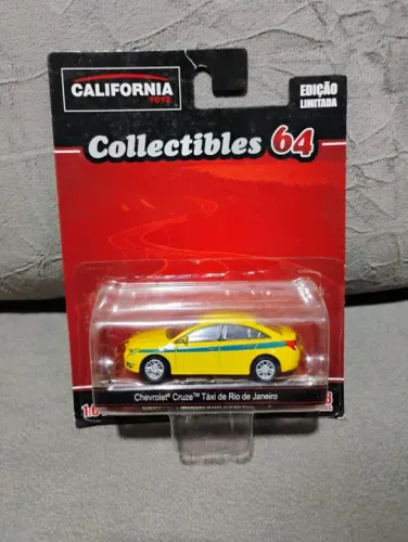 Miniatura Chevrolet Cruze - Táxi do Rio de Janeiro - California toys - Leia a descrição