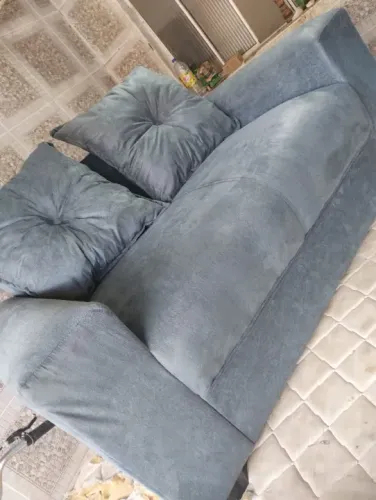 Sofa almofadado 2 lugares de fábrica 