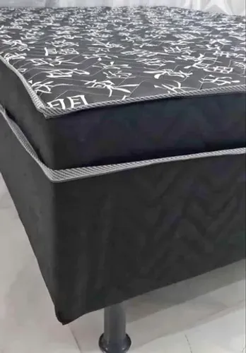 Cama box de casal de espuma de 5 cm