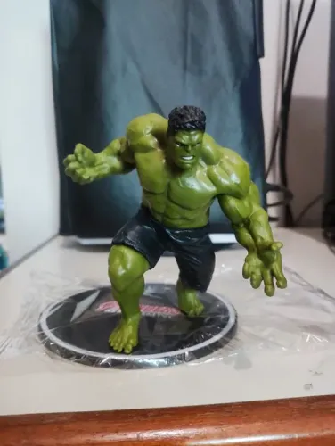 Boneco Hulk marvel 13cm estátua