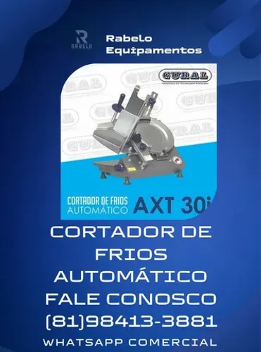 Fatiador de frios automático e semi automático em até 10x sem juros 