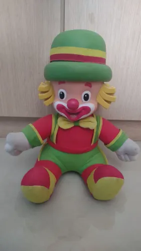 Boneco Palhaço Patatá Pelúcia 35cm