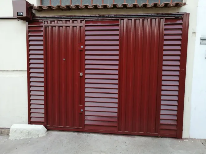 Portão reforçado deslizante automático 