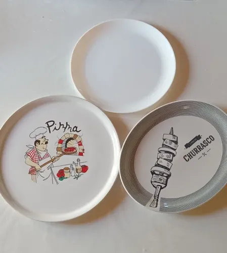 3 travessas de Porcelana