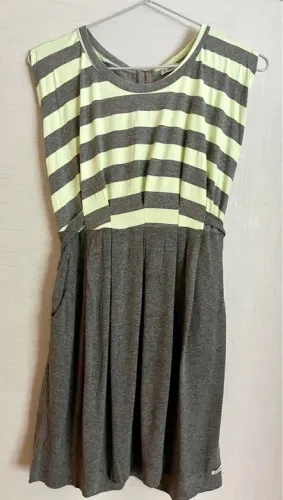 Vestido listrada M. Officer tamanho P