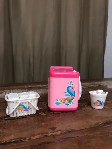 Mini máquina de lavar de brinquedo
