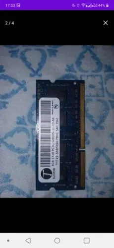 Memória Memoria RAM 4GB pc3l ddr3L
