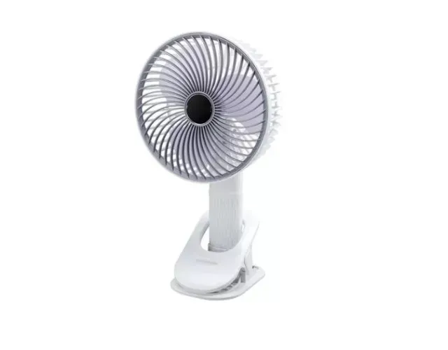 Ventilador Portátil Com Clipe 3 Velocidades Multifuncional