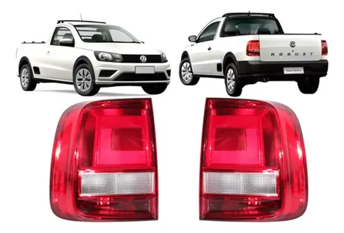 Lanterna Saveiro G7 G8 Sinaleira 2017 A 21 Bicolor Tráseira