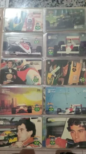 Coleção cartão telefônico 1500 unid raras