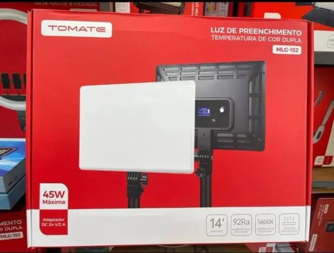 Luz De Preenchimento Temperatura De Cor Dupla MLG-152