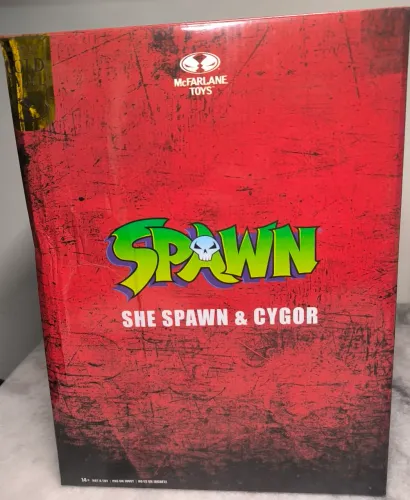 Mcfarlane Spawn - she spawn and Cygor novos 