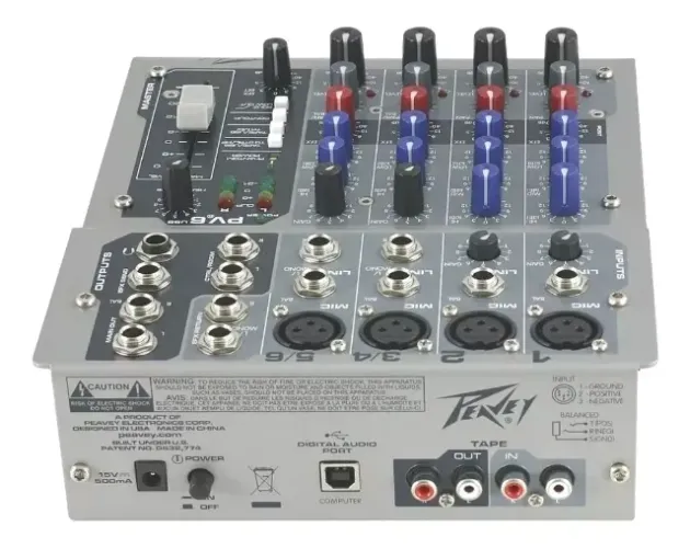 Mesa de som peavey pv6 (**USADA**)