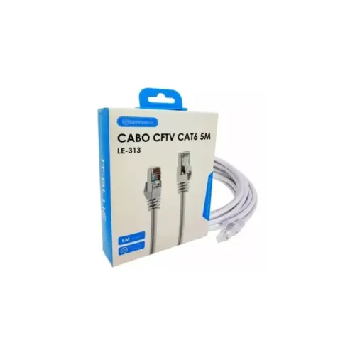 Cabo CFTV CAT6 5m It.Blue LE-313