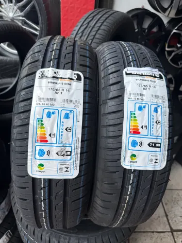 02 pneus Novos Continental Barum 175/65r14