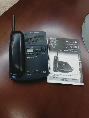 Telefone sem fio com secretária eletrônica 