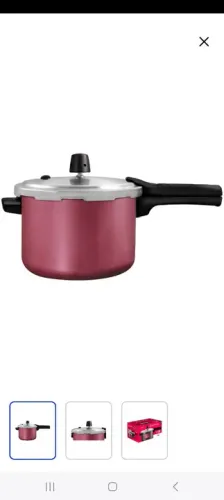 Panela de pressão antiaderente