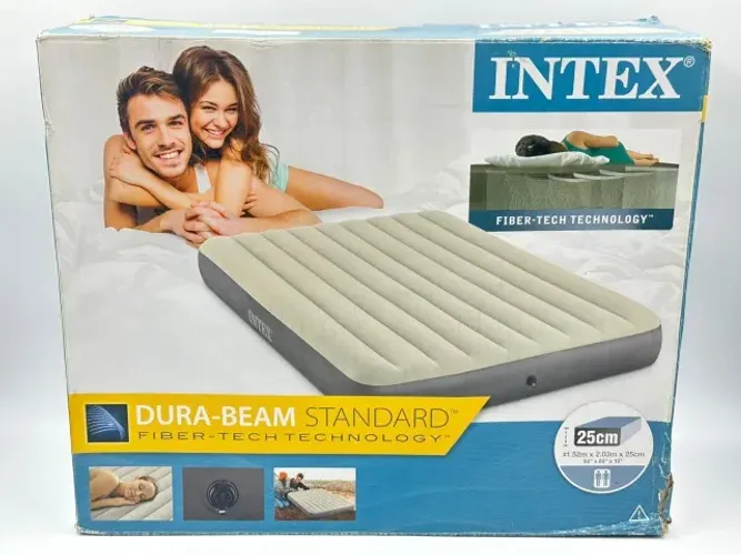 Colchão Inflável Intex Dura-Beam Standard Casal 25cm - Usado