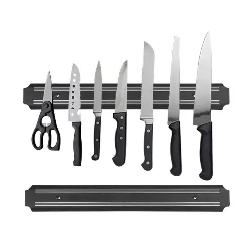 Barra Magnética Facas Porta Ferramenta Cozinha Faqueiro De Parede 33cm