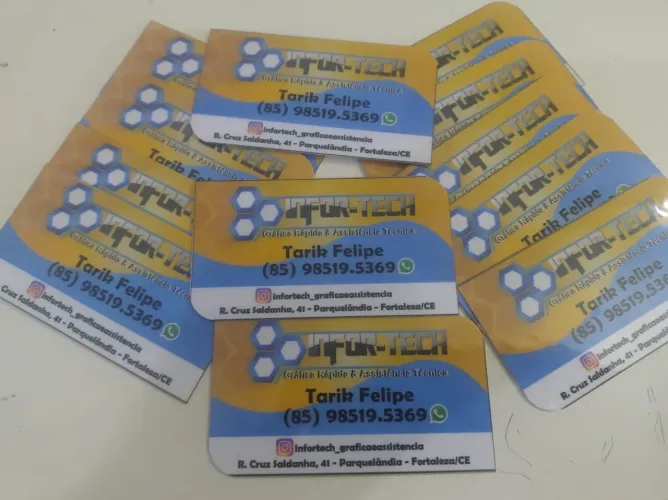 Cartões de visita.