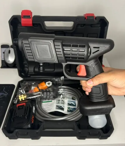 Máquina Lavadora Alta Pressão Portátil Sem Fio ou A Bateria