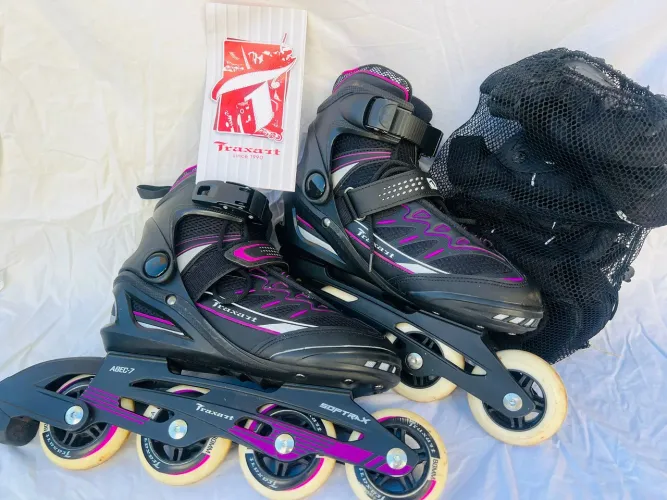 Patins Traxart com kit de proteção