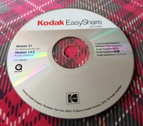 Cd kodak Easy Share software 2002