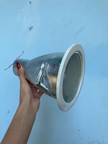 2 Luminárias de Embutir Teto Redondas