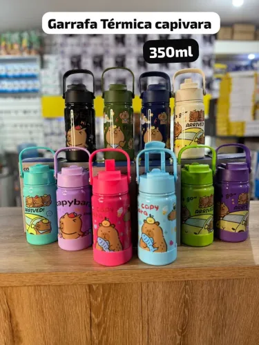 Garrafa Térmica Infantil Capivara 350ml