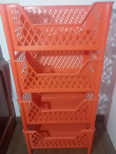 Kit de 4 unidades Organizadores de Cozinha Empilhável