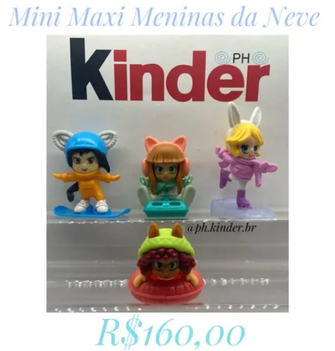 Kinder ovo mini maxi- meninas da neve