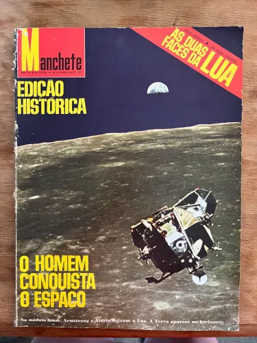 Revista Machete As duas Faces da Lua 1969