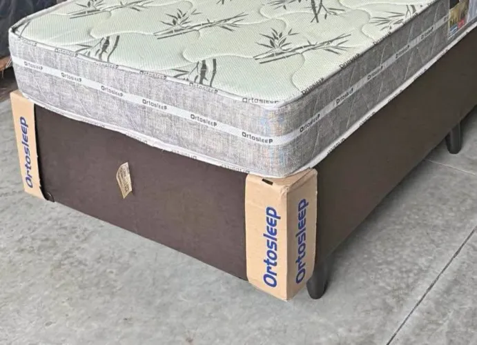 Cama Box Ortosleep com Colchão