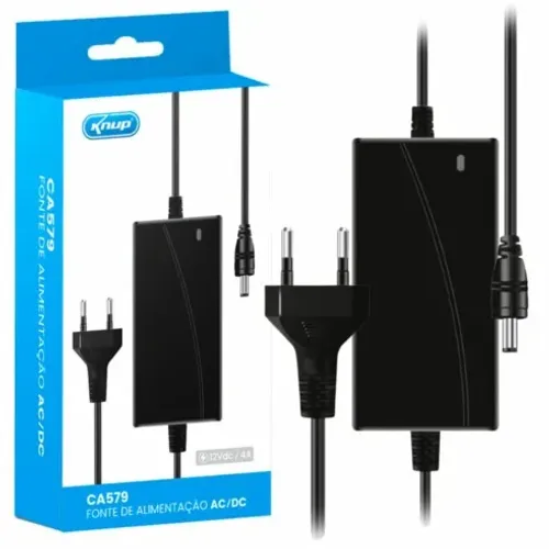 FONTE DE ALIMENTAÇÃO AC/DC 12V 4A