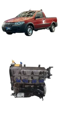 Motor Parcial Fiat Strada 1.4 8v Fire Flex 2012 Original 