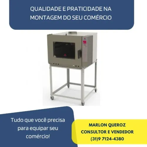 Forno de Pão a Gás Turbo Progas