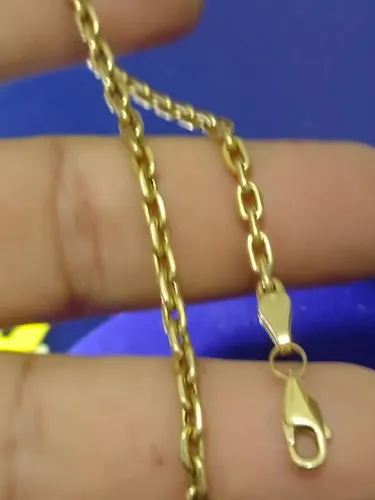 Pulseira de Ouro 18k 4.40 gramas 4 mm oca 22 Cm- Novo
