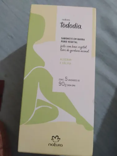 Sabonete em Barra Tododia Alecrim e Sálvia - Natura