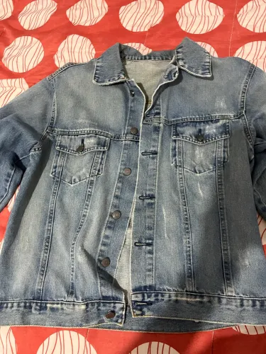 Jaqueta jeans unissex 