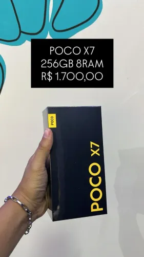 POCO X7 / 256GB / 8RAM / R$ 1.700,00 | Novo Lacrado | Loja Física