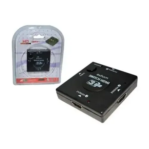 Switch HDMI 3 Entradas Exbom