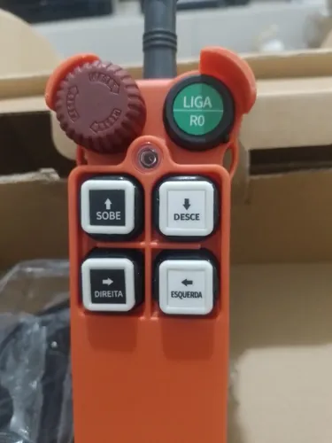 Rádio controle remoto (sem fio) industrial Talha Botoei 220v