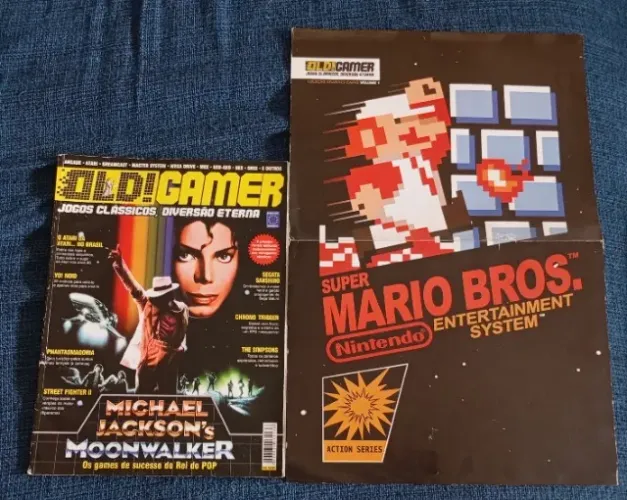 Revista Old Gamer Nº 1 + Pôster Super Mario Bros