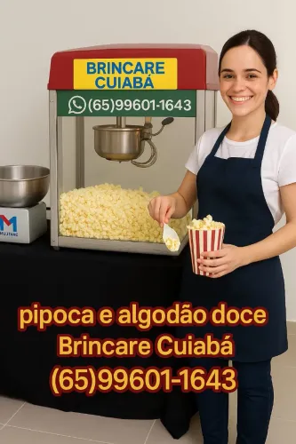 Carrinho de pipoca festas e eventos Cuiabá 