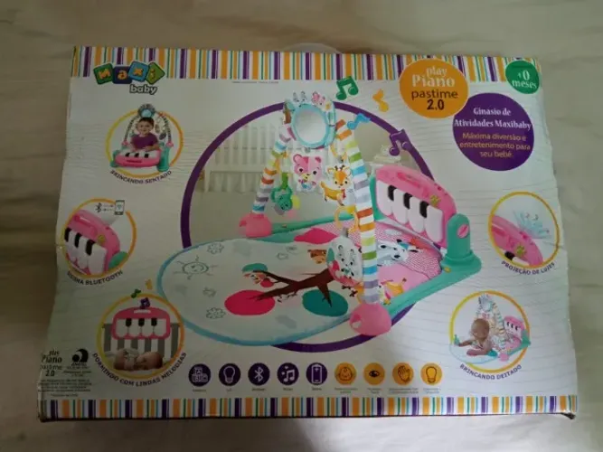 tapete de atividades com piano maxi baby