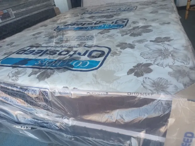  Box com Colchão  conjugada Ortosleep Conforto e Qualidade