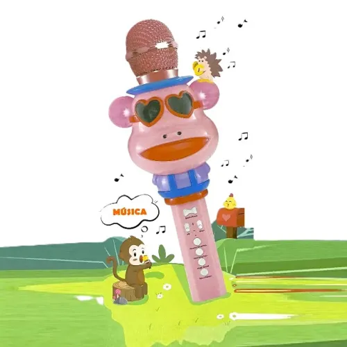 Microfone Infantil com Karaokê Altomex modelo AL908