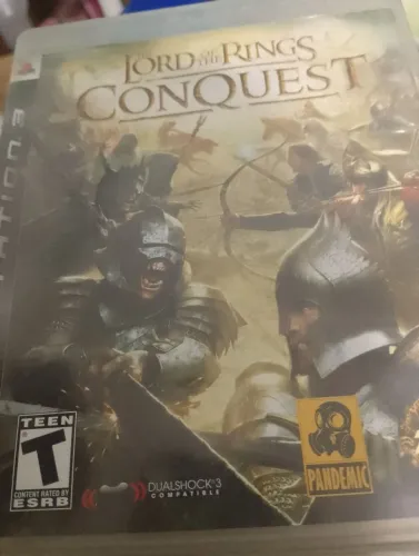Lord Of The Rings Conquest PS3 (ÚNICO OLX PAY, VENDEDOR 5 ESTRELAS)