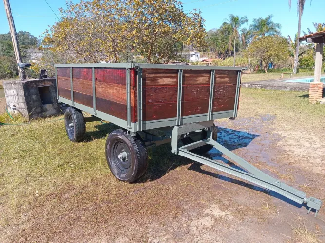 Carretinha Agrícola de Madeira